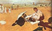 Edgar Degas At the Beach_z China oil painting reproduction